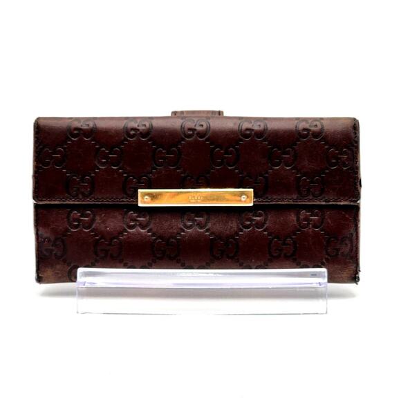 GUCCI Guccissima Margaux Calfskin Continental Flap Wallet - Picture 7 of 16